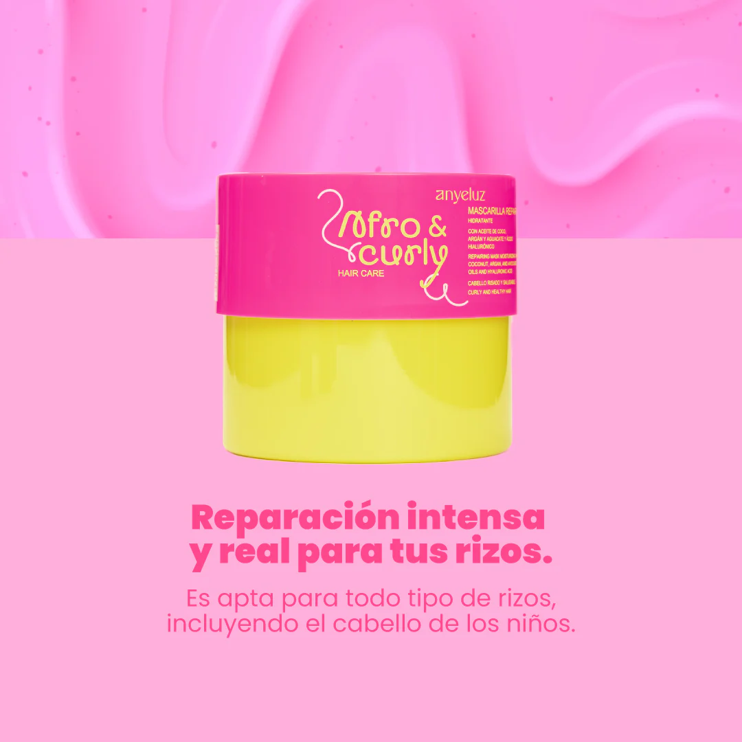 MASCARILLA REPARADORA HIDRATANTE AFRO & CURLY - Imagen 2