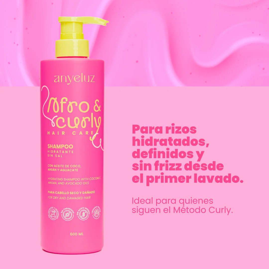 SHAMPOO HIDRATANTE AFRO & CURLY - Imagen 2
