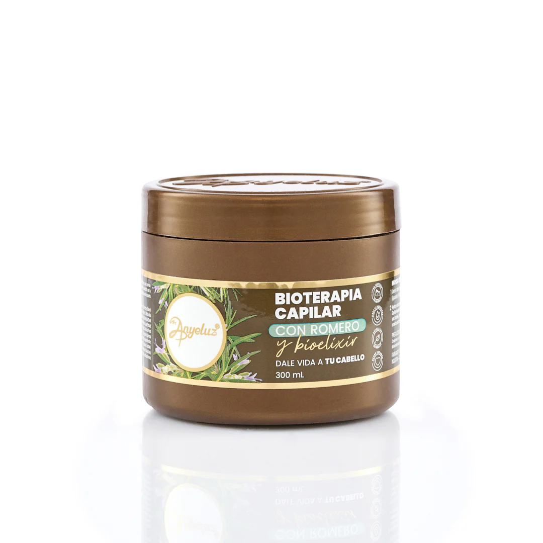 BIOTERAPIA CAPILAR CON ROMERO Y BIOELIXIR ANYELUZ