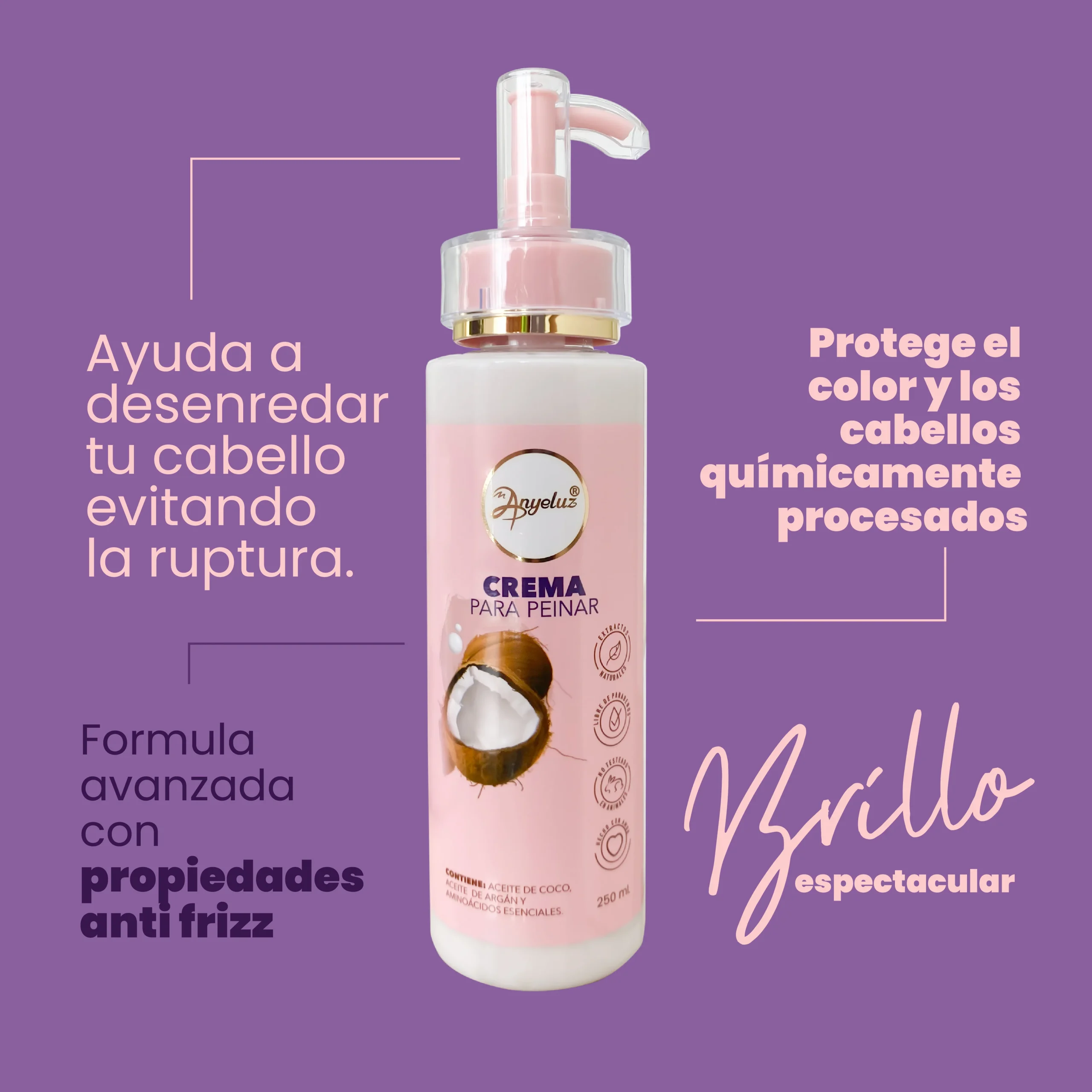 CREMA PARA PEINAR ANYELUZ - Imagen 3