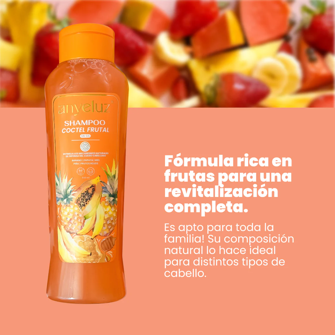 SHAMPOO CÓCTEL FRUTAL ANYELUZ - Imagen 2